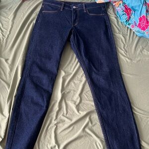 Jeans H&M Size 30 dark wash denim straight leg